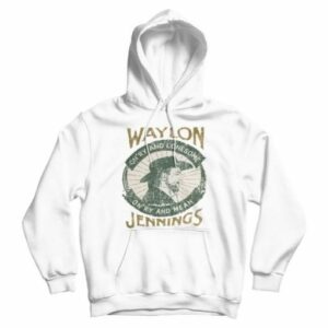 Waylon Jennings Vintage 70’s Style Hoodie