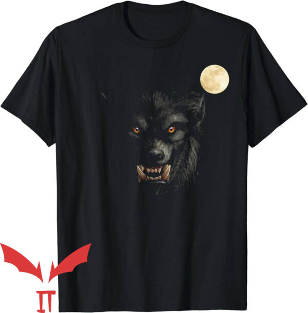 Werewolf Tearing T-Shirt Scary Cool Halloween Werewolf