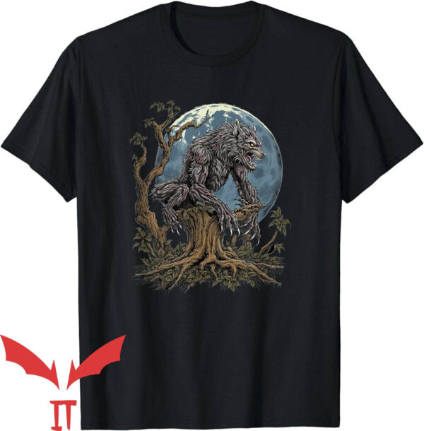 Werewolf Tearing T-Shirt Werewolf Horror Graphic