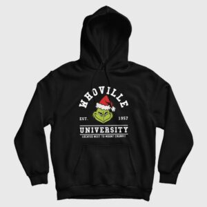Whoville University Grinch Hoodie