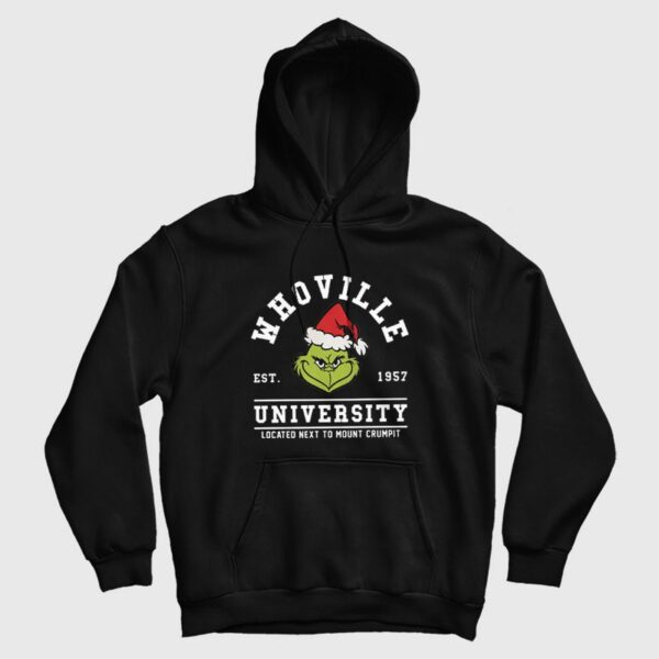 Whoville University Grinch Hoodie