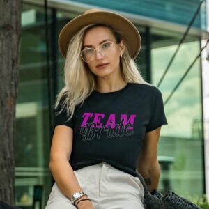 Women T-shirt Bride Team