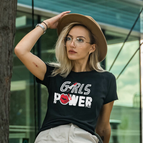 Women T-shirts Girls Power