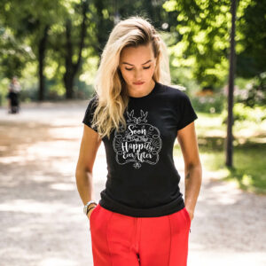 Women T-shirts Happily