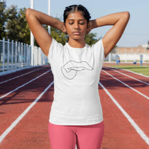 Women T-shirts High End Lips