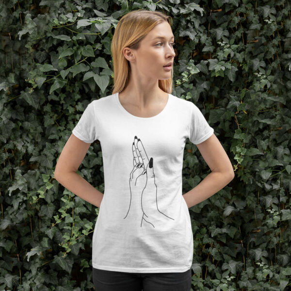 Women T-shirts High End Paw Touch