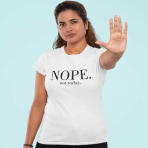 Women T-shirts Nope