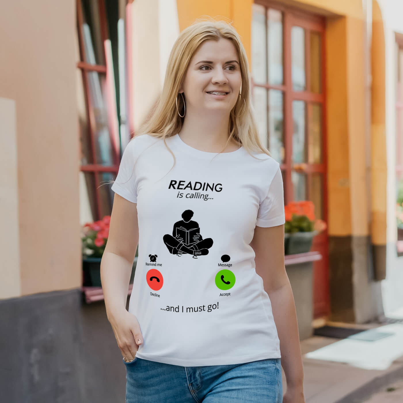 Women T-shirts Reading is Calling Women T-shirts Reading is Calling