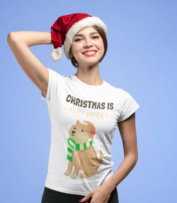 Women T-shirts Very Merry Christmas