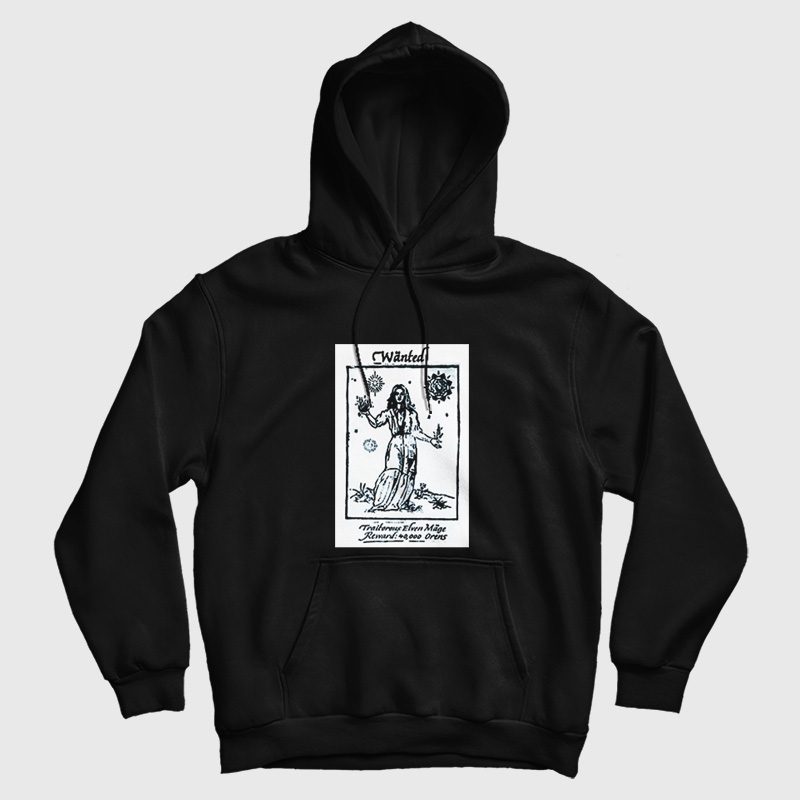 Yennefer's Wanted Poster Wanted Traitorous Elven Mage Hoodie Yennefer's Wanted Poster Wanted Traitorous Elven Mage Hoodie