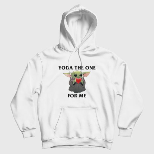 Yoda The One For Me Baby Yoda Hugs Heart Star Wars Valentine Hoodie Yoda The One For Me Baby Yoda Hugs Heart Star Wars Valentine Hoodie