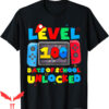 100th Day Of School T-Shirt Game Controller Level 100