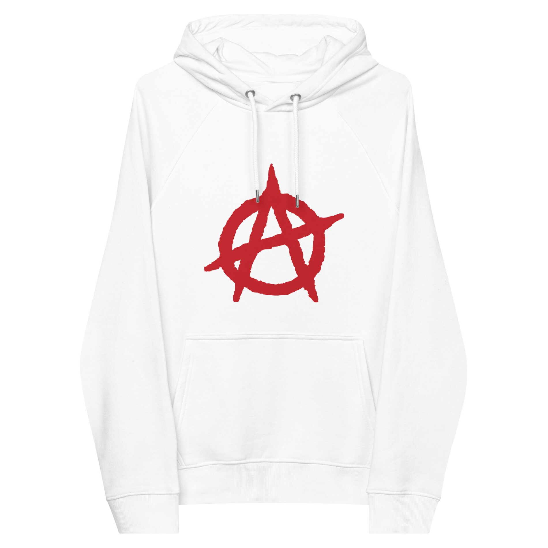 Anarchy Red Anarchist Symbol Unisex Eco Raglan Hoodie Buy Anarchy Red Anarchist Symbol Unisex Eco Raglan Hoodie Buy