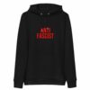 Anti-Fascist Red Unisex Organic Hoodie
