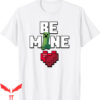 Boys Valentines T-Shirt Minecraft Creeper Be Mine Heart