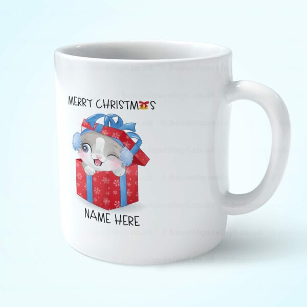 Christmas Cat Mug 8 – Personalised Cat Mug  Bee Unique  Get your own mug now