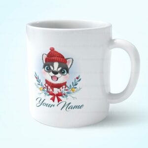 Christmas Dog Mug – Pomsky  Bee Unique  Get your own mug now