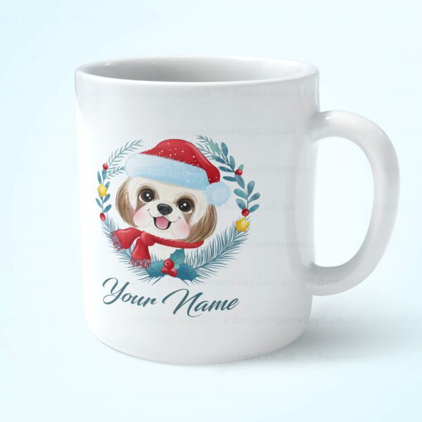 Christmas Dog Mug – Shih Tzu  Bee Unique  Get your own mug now