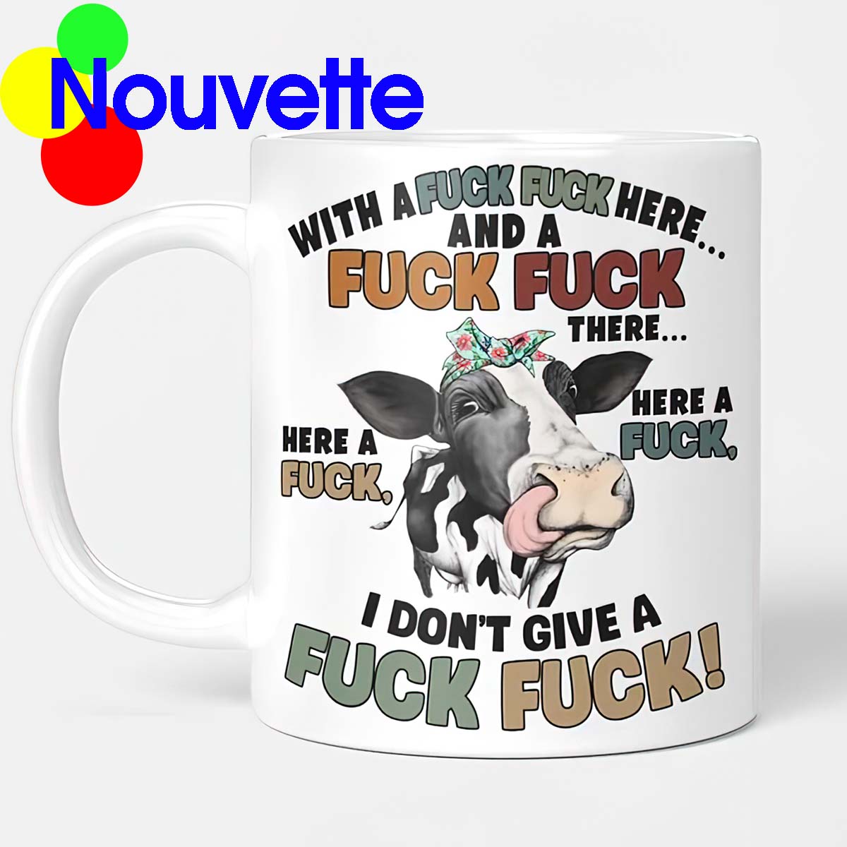 Cow I don't give a fck fck mug Cow I don't give a fck fck mug