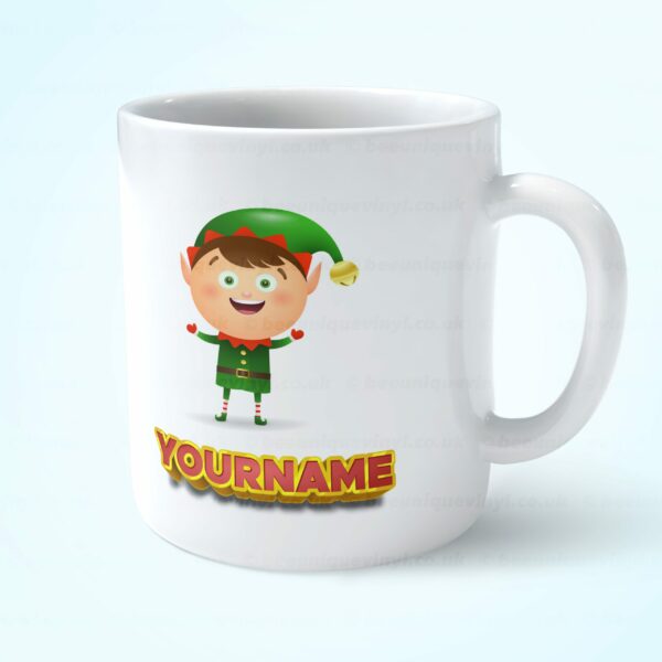 Custom Elf Mug – Personalised Christmas Mug  Bee Unique  Get your own mug now