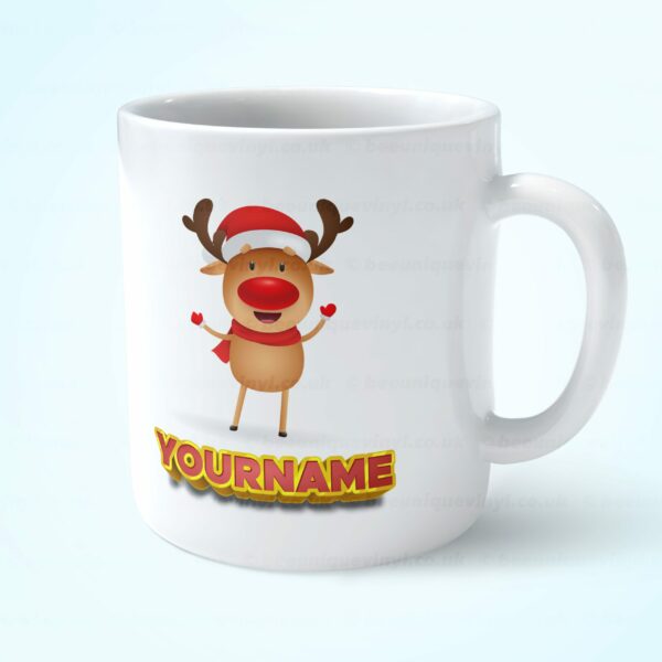 Custom Reindeer Mug – Personalised Christmas Mug  Bee Unique  Get your own mug now