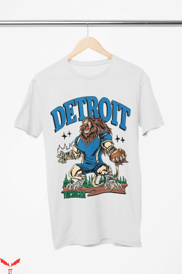 Detroit Lions T-Shirt Football Bootleg Vintage Super Bowl