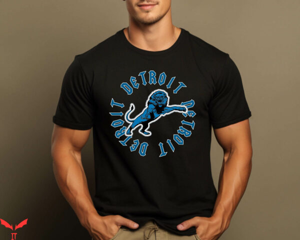 Detroit Lions T-Shirt Football Mascot Gameday Super Bowl