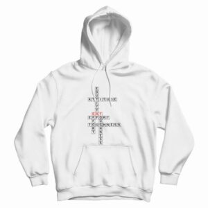 EAT Effort Attitude Toughness Crossword Puzzle Hoodie