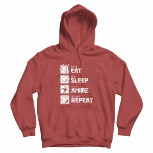 Eat Sleep Anime Repeat Hoodie