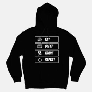 Eat Sleep Trade Ethereum Repeat Hoodies