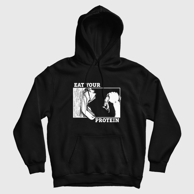 Eat Your Protein Attack On Titan Anime Hoodie Eat Your Protein Attack On Titan Anime Hoodie