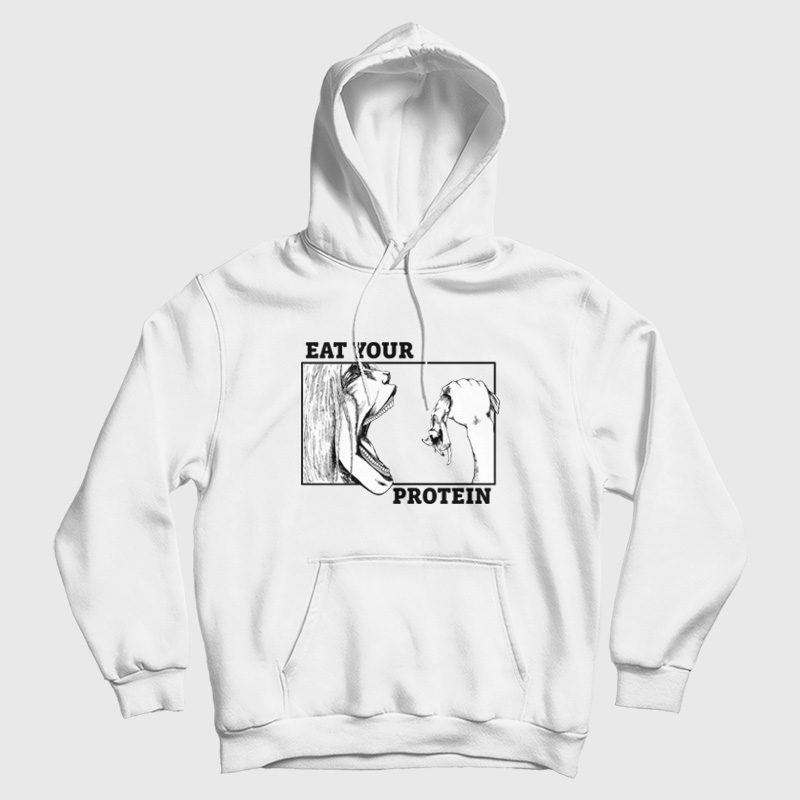 Eat Your Protein Attack On Titan Anime Hoodie Eat Your Protein Attack On Titan Anime Hoodie