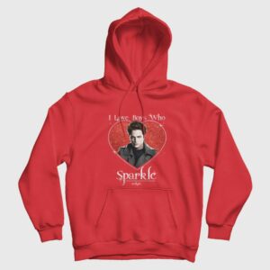 Edward Cullen Twilight I Love Boys Who Sparkle Hoodie 2