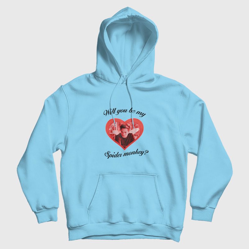 Edward Cullen Will You Be My Spider Monkey Twilight Hoodie Edward Cullen Will You Be My Spider Monkey Twilight Hoodie