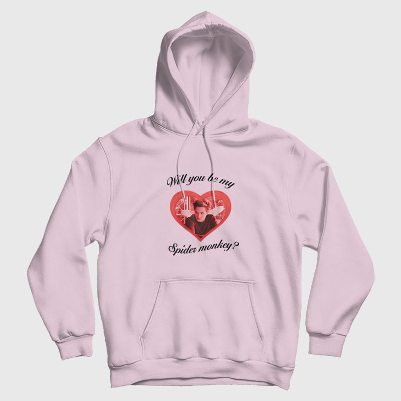 Edward Cullen Will You Be My Spider Monkey Twilight Hoodie Edward Cullen Will You Be My Spider Monkey Twilight Hoodie