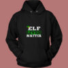 Elf Lives Matter Funny Christmas 80s Hoodie