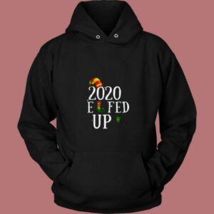 Elfed Up Merry Christmas Elf Pun Parody 80s Hoodie