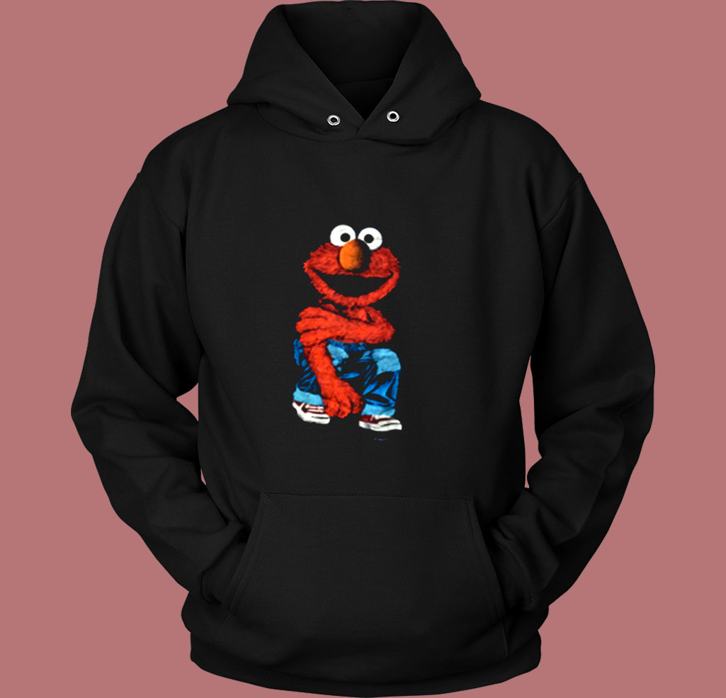 Elmo Sesame Street Cartoon Retro Jim Henson Vintage Hoodie Elmo Sesame Street Cartoon Retro Jim Henson Vintage Hoodie