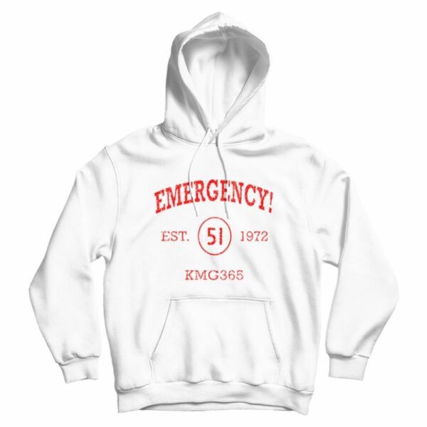 Emergency Athletic Distressed Logo Hoodie