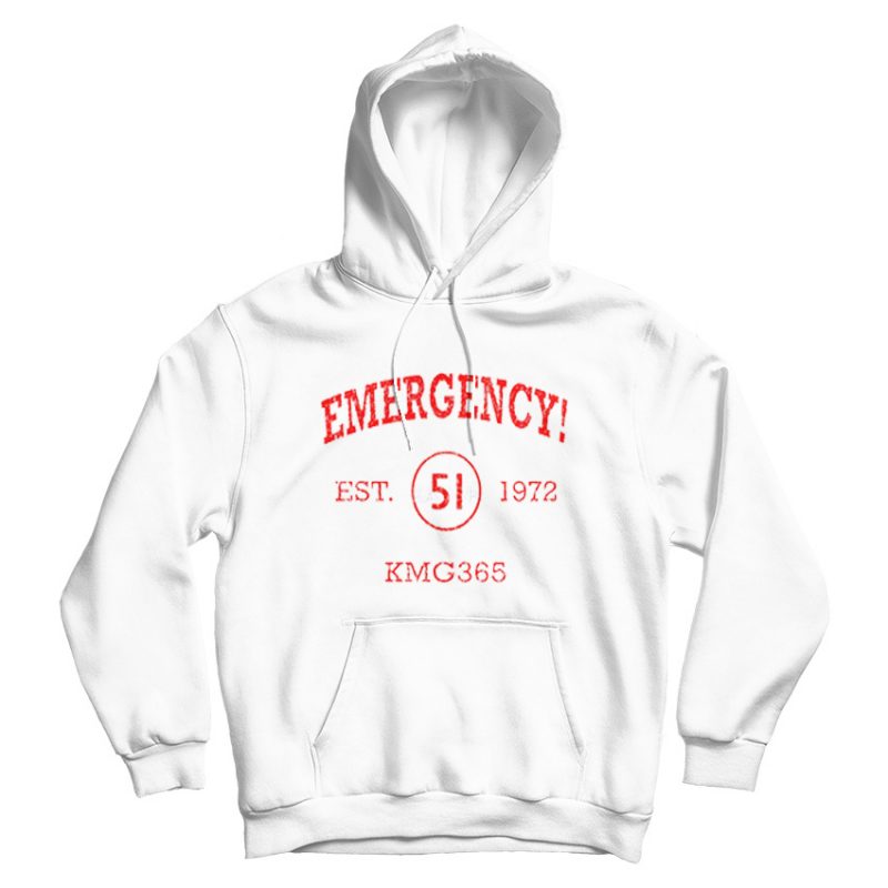 Emergency Athletic Distressed Logo Hoodie Emergency Athletic Distressed Logo Hoodie