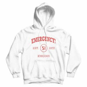 Emergency Athletic Distressed Logo Hoodie
