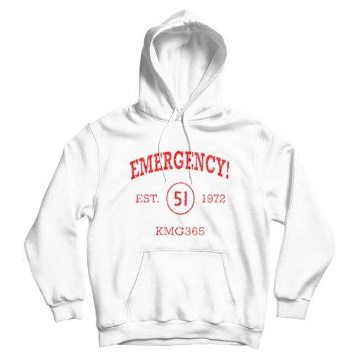 Emergency Athletic Distressed Logo Hoodie Emergency Athletic Distressed Logo Hoodie