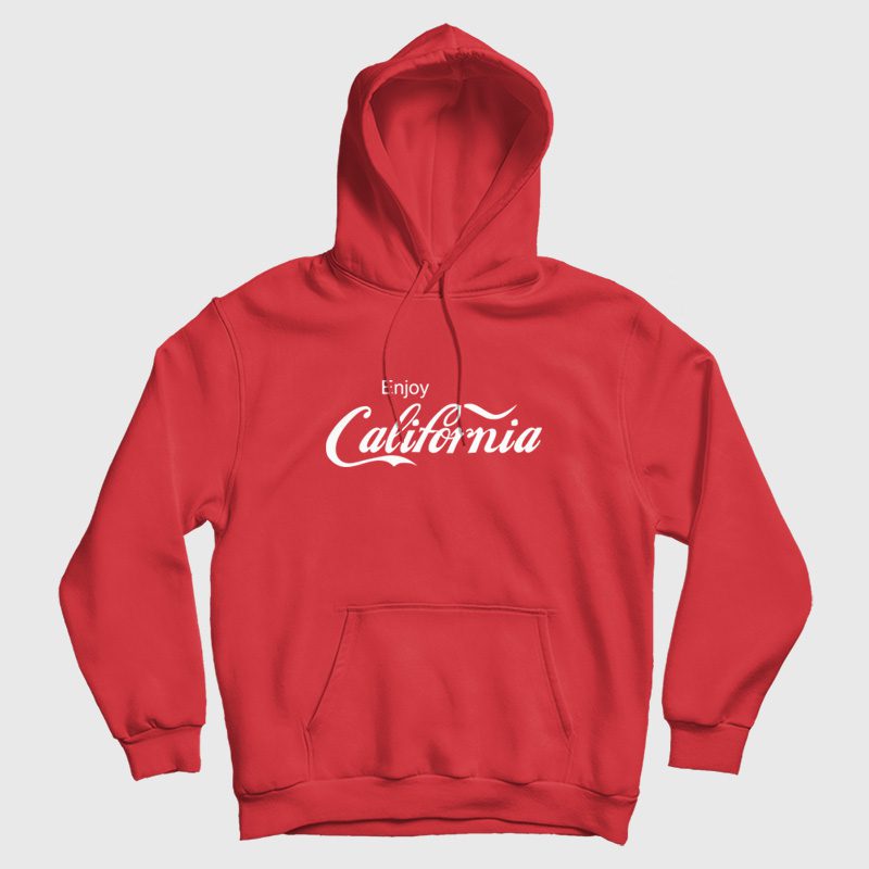 Enjoy California Coca Cola Parody Hoodie Enjoy California Coca Cola Parody Hoodie