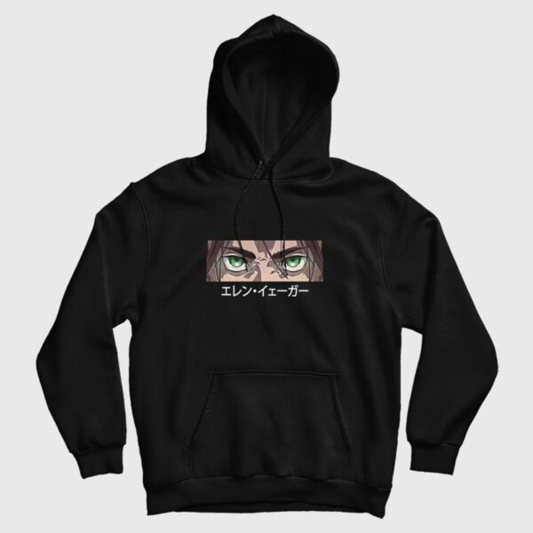 Eren Yeager Eyes Attack On Titan Hoodie