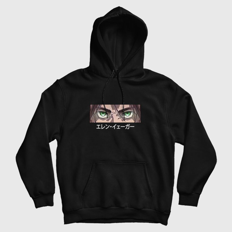 Eren Yeager Eyes Attack On Titan Hoodie Eren Yeager Eyes Attack On Titan Hoodie