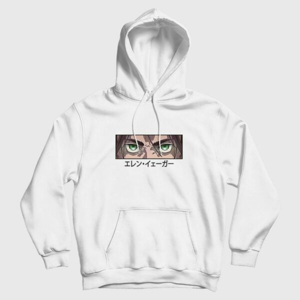 Eren Yeager Eyes Attack On Titan Hoodie
