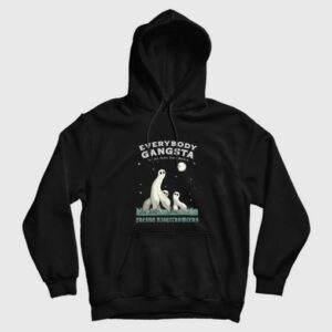 Everybody Gangsta Til the Pants Start Walkin Fresno Nightcrawlers Hoodie 3