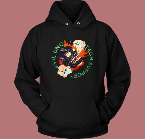 Evil Uno Tech Support Hoodie Style Evil Uno Tech Support Hoodie Style