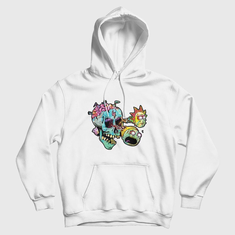 Eyeball Skull Rick and Morty Hoodie Eyeball Skull Rick and Morty Hoodie