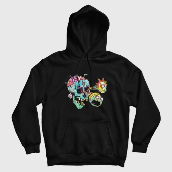 Eyeball Skull Rick and Morty Hoodie